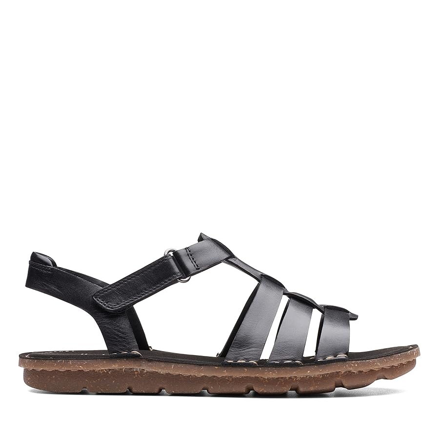 [美品] Clarks レザー　サンダル Clarks クラークス レザーサンダル メンズ 26180879 26180881
